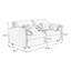 Canapé-lit convertible en tissu Green Cat-1526087946