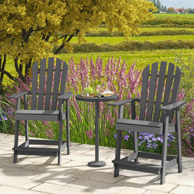 Burakcan 24.5" Patio Bar Stool by Rosecliff Heights