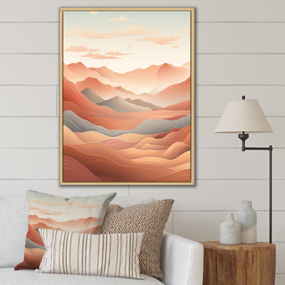Reproduction d'art mural Canyon Desert Scenery Minimalisme II - Canyon