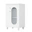 Meuble-lavabo de salle de bain avec lavabo et tablette à deux niveaux
