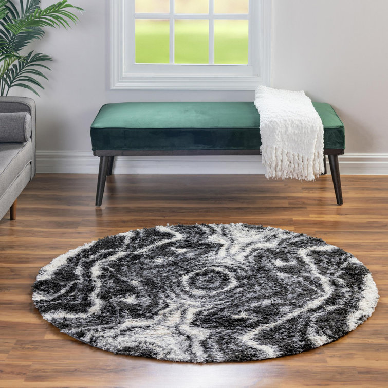 Tapis ikat gris Mitzy