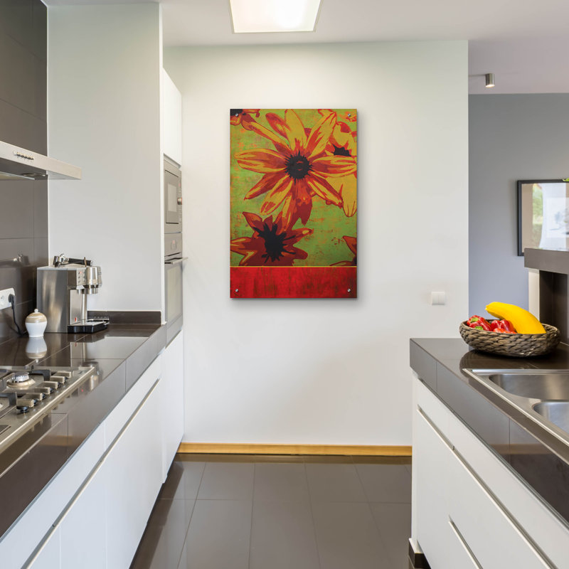 «Summer Solstice» par Maura Allen, art mural en verre acrylique, H 36 po x l 24 po x P 0,2 po