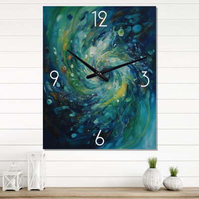 Jakelia - Abstract Marble Wall Clock
