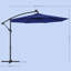 Piqua 300cm Lighted Market Parasol-240736458