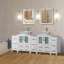  Ensemble de meuble-lavabo double 84 "avec miroir 84"-23188991