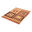 Tapisserie bourgogne naturelle kilim 5 pi 5 po x 6 pi 11 po