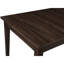 Table de salle à manger Wogy, plateau en bois brun de 66 po, rangement à plateau relevable, 2 tiroirs