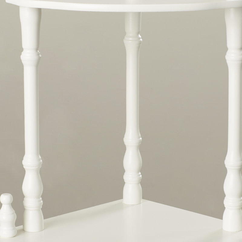 Ogden Corner Bookcase, White