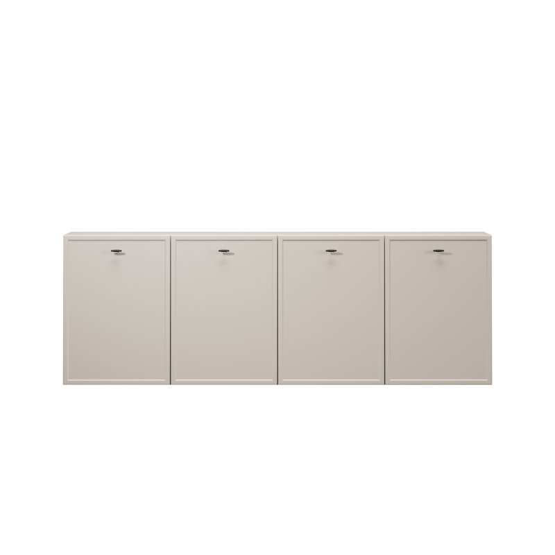 Bagga 200cm Sideboard, Cream/Beige/Black