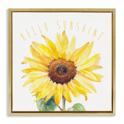 «Hello Sunshine Bloom», art mural encadré par Lanie Loreth