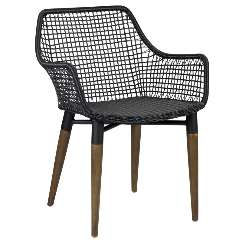 Brixley 16.75'' H Armchair, Black