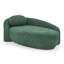 Fauteuil paresseux moderne simple ovale avec dossier intégré, accoudoir latéral et coussin, chaise longue compacte-130217830-130217835