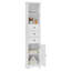 Armoire autoportante blanche avec 3 tiroirs et tablette réglable, pour la chambre à coucher, la salle de bain, le matériel de rangement de cuisine, la chambre à coucher