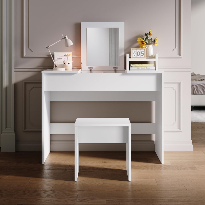 Caidance Dressing Table with Mirror