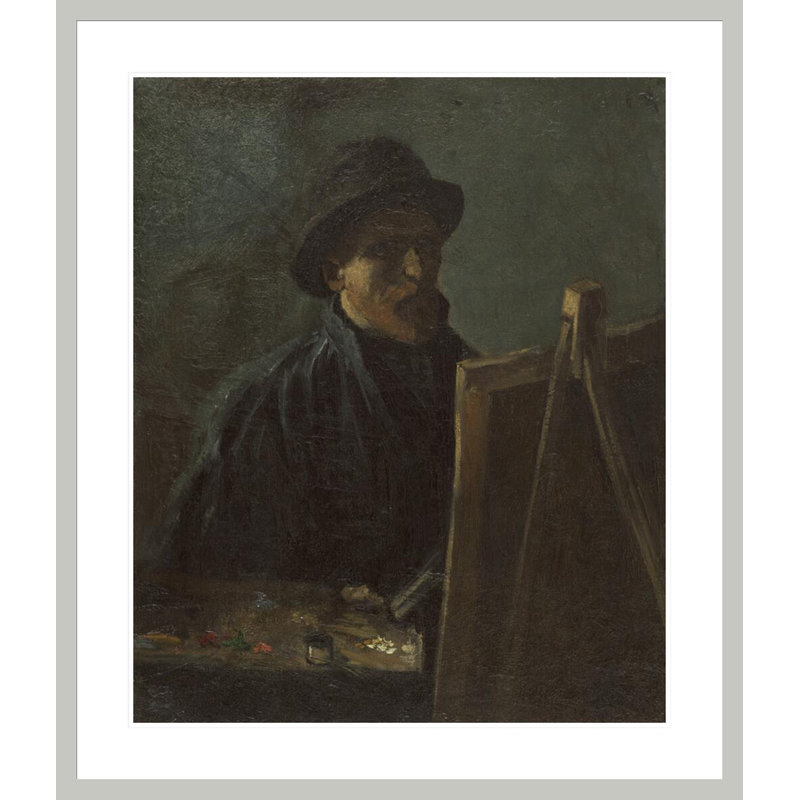 Autoportrait en tant que peintre, sept. 1886, Paris, par Vincent van Gogh, impression giclée encadrée, 39,05 po H x 33,5 po L