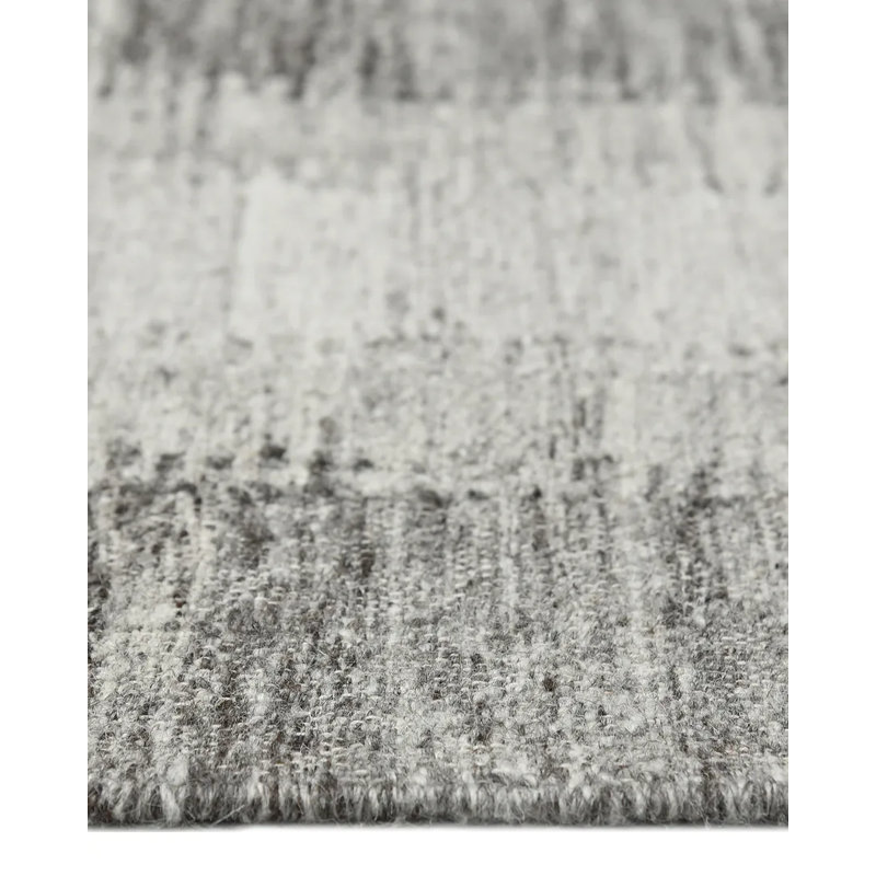 Levi Handmade Tencel Geometric Area Rug, Rectangle 8' x 10'