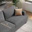 Canapé 84,2 "rembourré 84,2", ensemble 2 pièces en lin pour salon en appartement-696429296