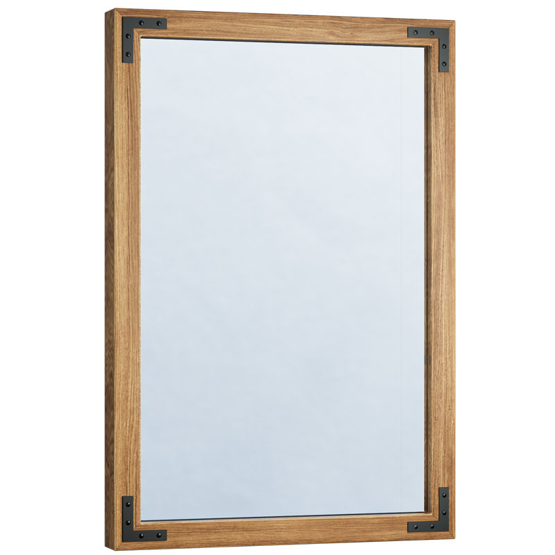 Miroir Gwenneth, 24 po x 36 po, Noir