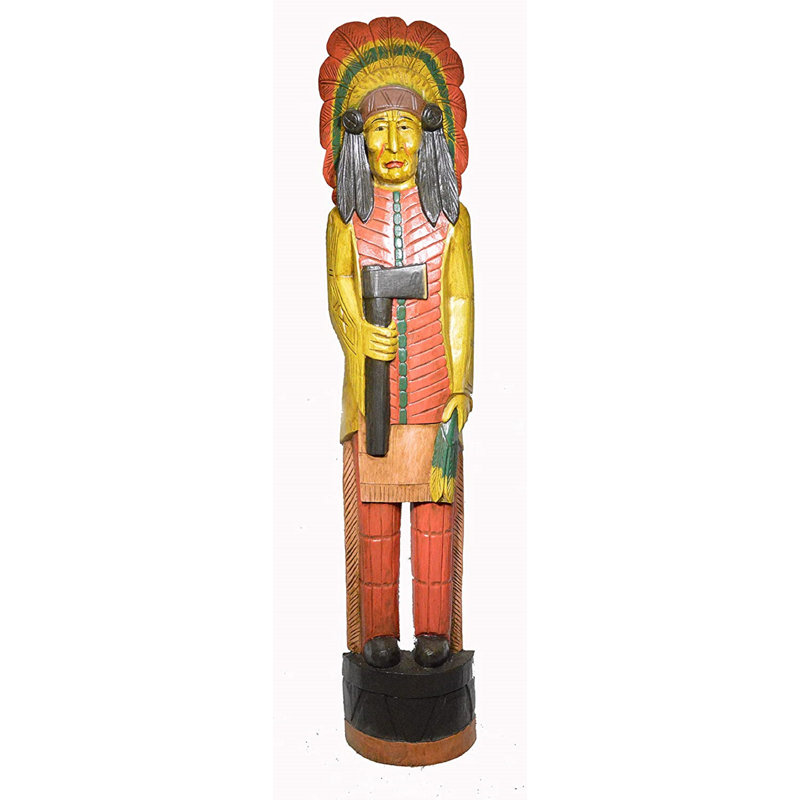 Statue de chef indien indien