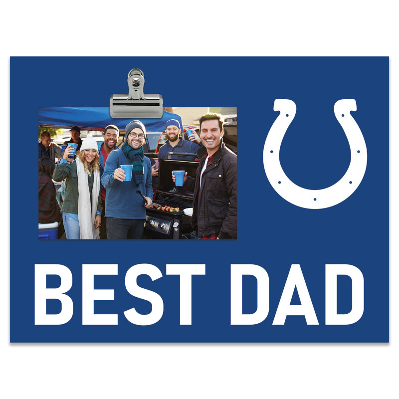 Indianapolis Colts Bright Line - cadre de clip Best Dad