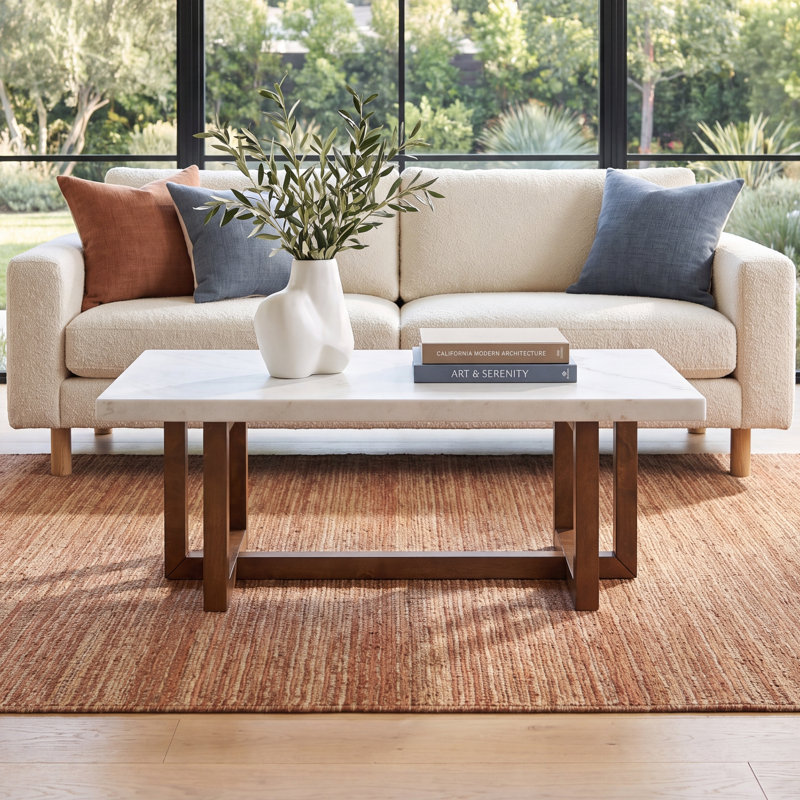 Phang Marble Coffee Table, Brown