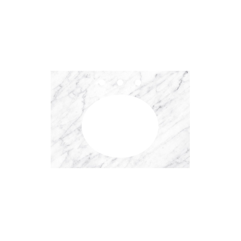 31" Single Bathroom Vanity Top