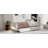 Upholstered Twin XL Size Daybed With LED Belt And Trundle-96589375