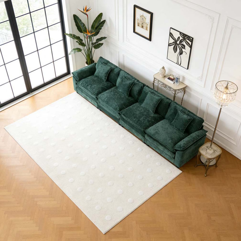 Canapé modulaire Wider, 4, Vert, H 33,1 po x l 152,8 po x P 30,3 po