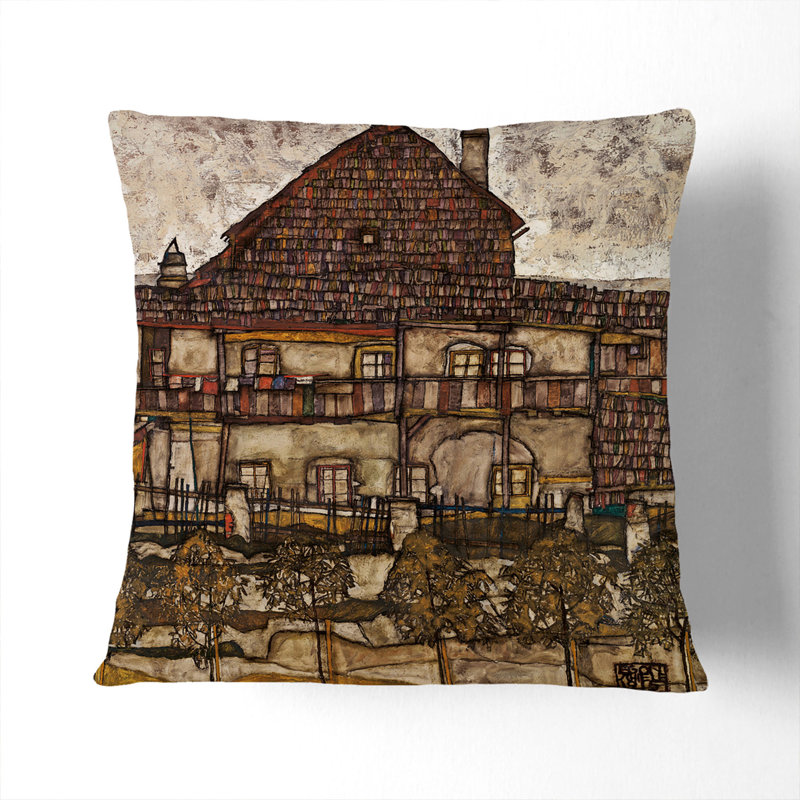 Square Cushion, 55cm H x 55cm W x 20cm D, Black