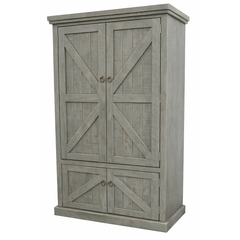 Armoire Kellogg, Bleu pâle rustique