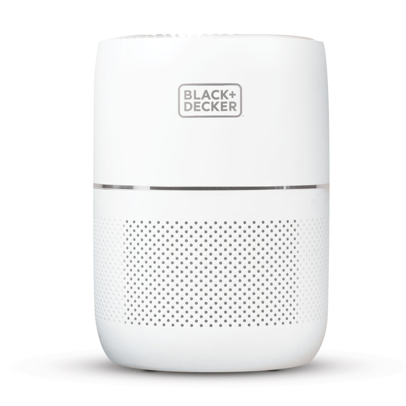 BAP Series BLACK+DECKER Tabletop Air Purifier - 3-Stage Filtration System, White