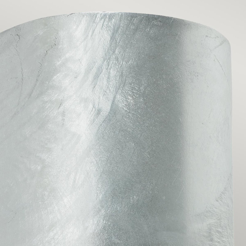 Banji Galvanized 10cm H Outdoor Armed Sconce