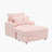 Comfortable Spring Armchair and Ottoman Set with Cup Holder and Corduroy-898069727