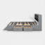 Lit plateforme tapissier Shirae-1342655477