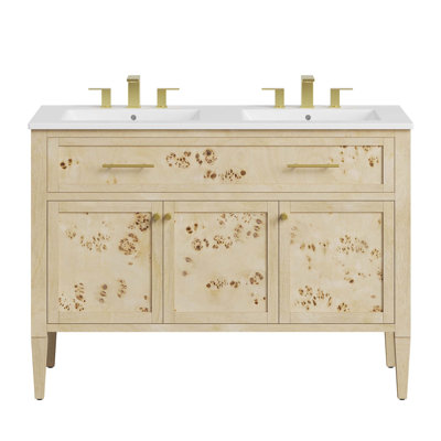 Ensemble de meuble-lavabo double 48 po Elysian