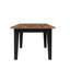 Table de cuisine extensible, 106,5 po de longueur, repas de famille, style, table de salle à manger 106,3 po pour bureau et bureau, conception, supporte 110,23 livres, matériau en panneau de particules