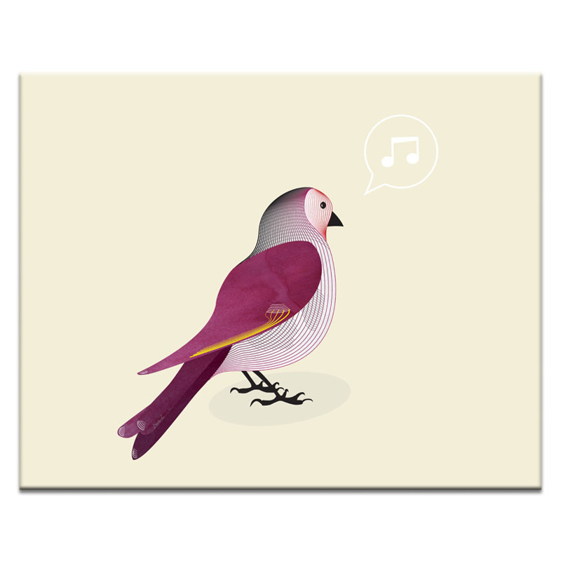 Tweet by Ayarti - Wrapped Canvas Print, 76 cm H x 102 cm W