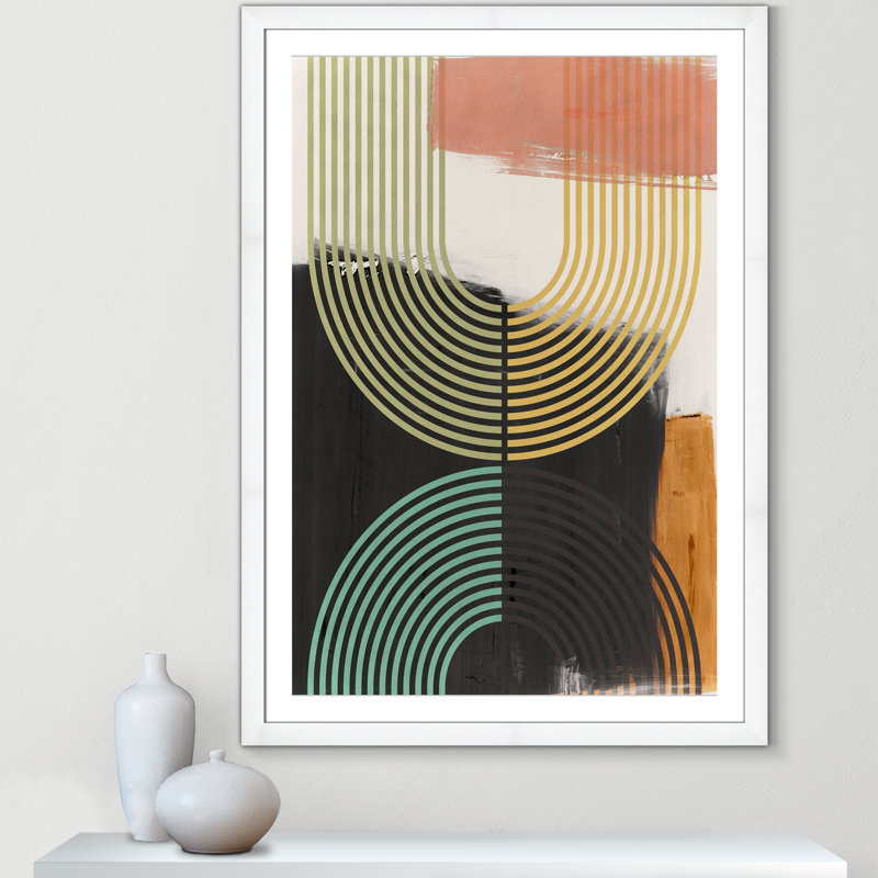 «Bolded II» par Isabelle Z, L 35 po x H 49 po, Blanc satiné, Matted Print
