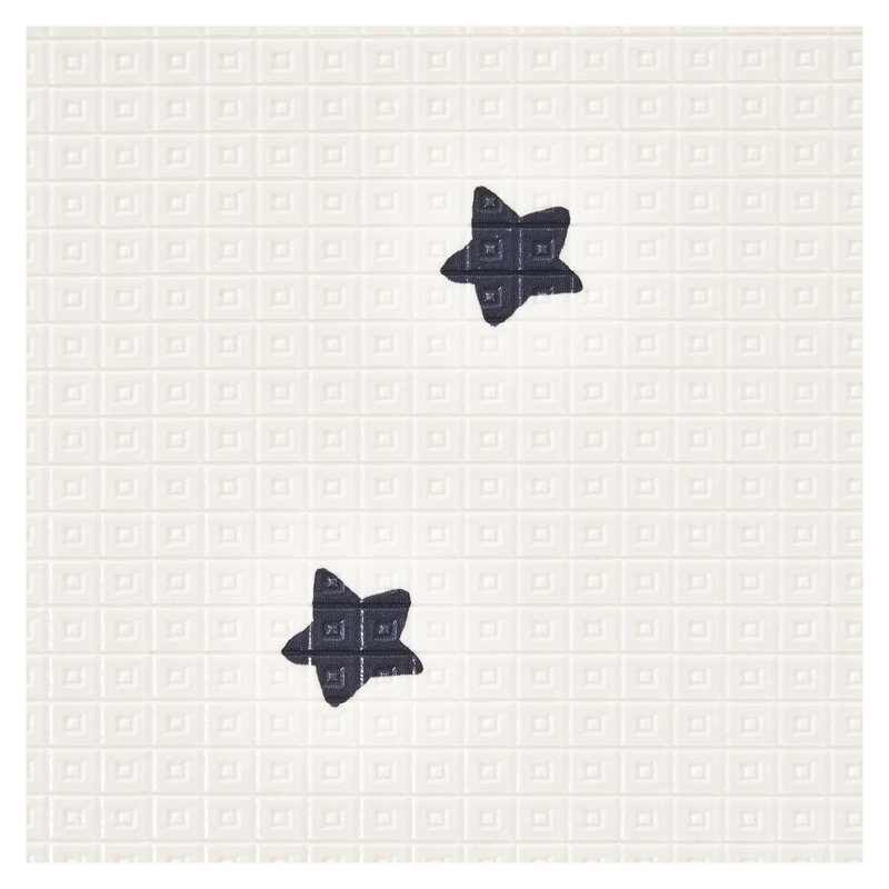 Très grand tapis de jeu pour bébé de 55 po x 79 po, tapis de marche souple réversible en TPU pour enfants, protecteur de plancher de chambre de bébé antidérapant imperméable avec motifs géométriques en forme d'étoile