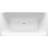 Unwind 59" x 30" Back-To-Wall Soaking Bathtub