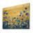 Blue Golden Wildflower Meadow Scenery III - Wildflowers Wood Wall Decor - On Natural Pine Wood-615735853