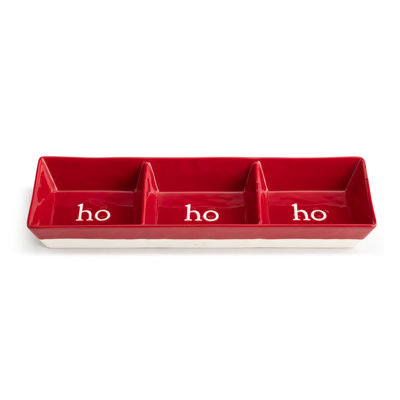 The Holiday Aisle® Diamonta Divided Serving Dish