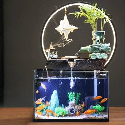 Glass Desktop Decorative Fish Tank