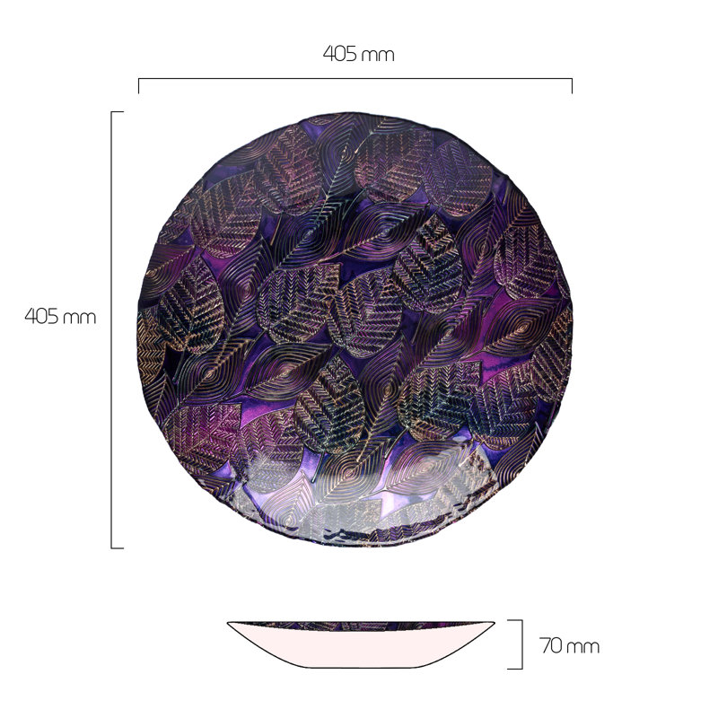 Autumnal Amethyst Bowl