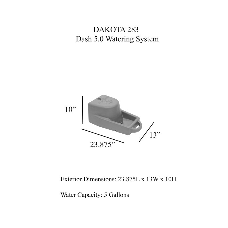 Système d'arrosage Dakota 283 Dash, Orange, 10 po