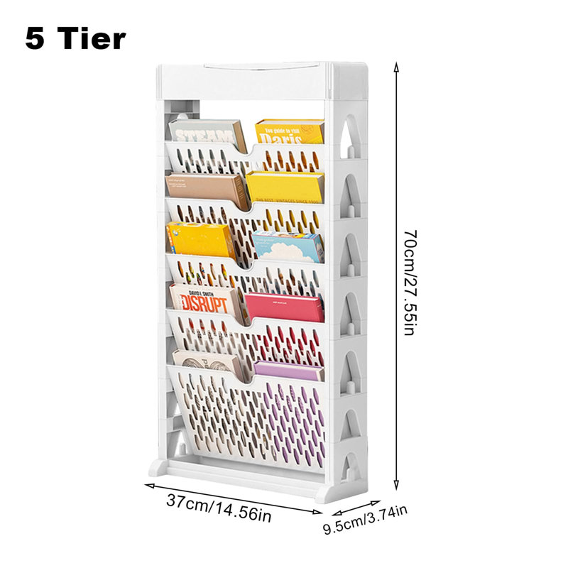 Coleman 70cm H x 37cm W Polypropylene Book Display Bookcase