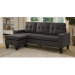 Briley Upholstered L-Shaped Sectional Reversible