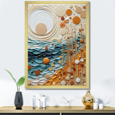 Décoration murale Serene Sands III - Collages abstraits