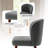 19" H Upholstered Dining Chairs with Solid Wood Legs-936040982-936040981