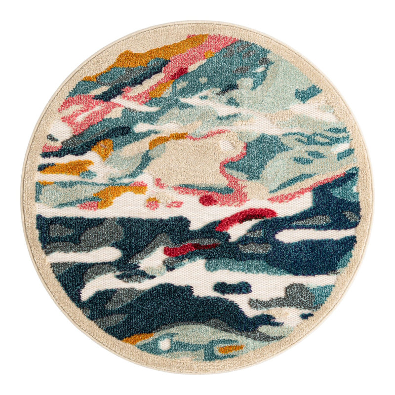 Tapis Wrought Studio ™ Zenata Marelda, Rond 3 pi 1 po